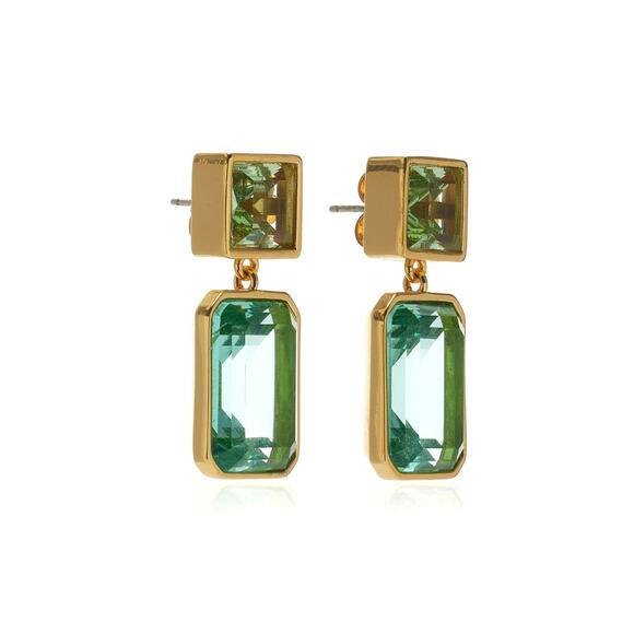 Lizzie Fortunato Lush Gold-Plated Glass Earrings - OS - Picture 4 of 4